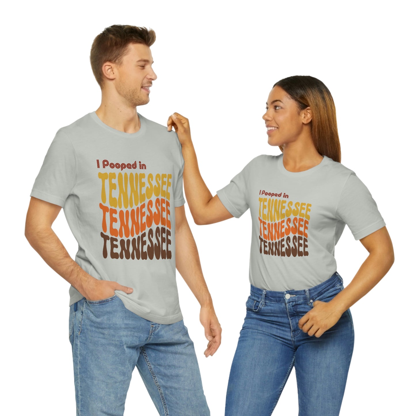 I Pooped In - TENNESSEE (Retro Statehood) Unisex Jersey Short Sleeve Tee